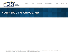 Tablet Screenshot of hobysc.org
